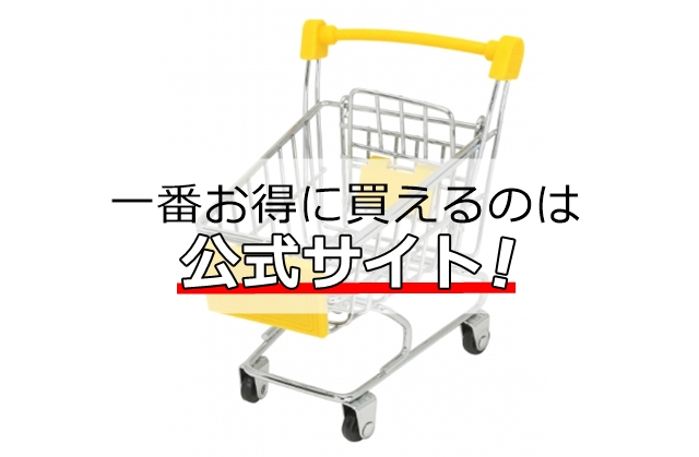 お得に買えるのは公式サイト