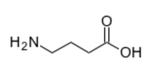 GABAの化学構造式